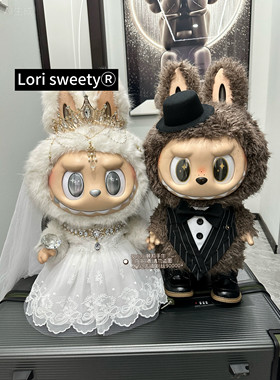 原创原版58大首领阴晴天使婚纱大首领西装zimomo衣服压床娃娃衣服