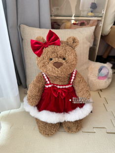 新品 上新圣诞巴塞罗熊衣服巴塞罗熊衣服玩偶衣服泰迪熊娃衣