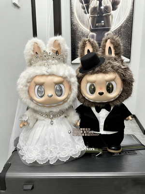 原创原版58大首领婚纱天使婚纱大首领西装zimomo衣服压床娃娃衣服