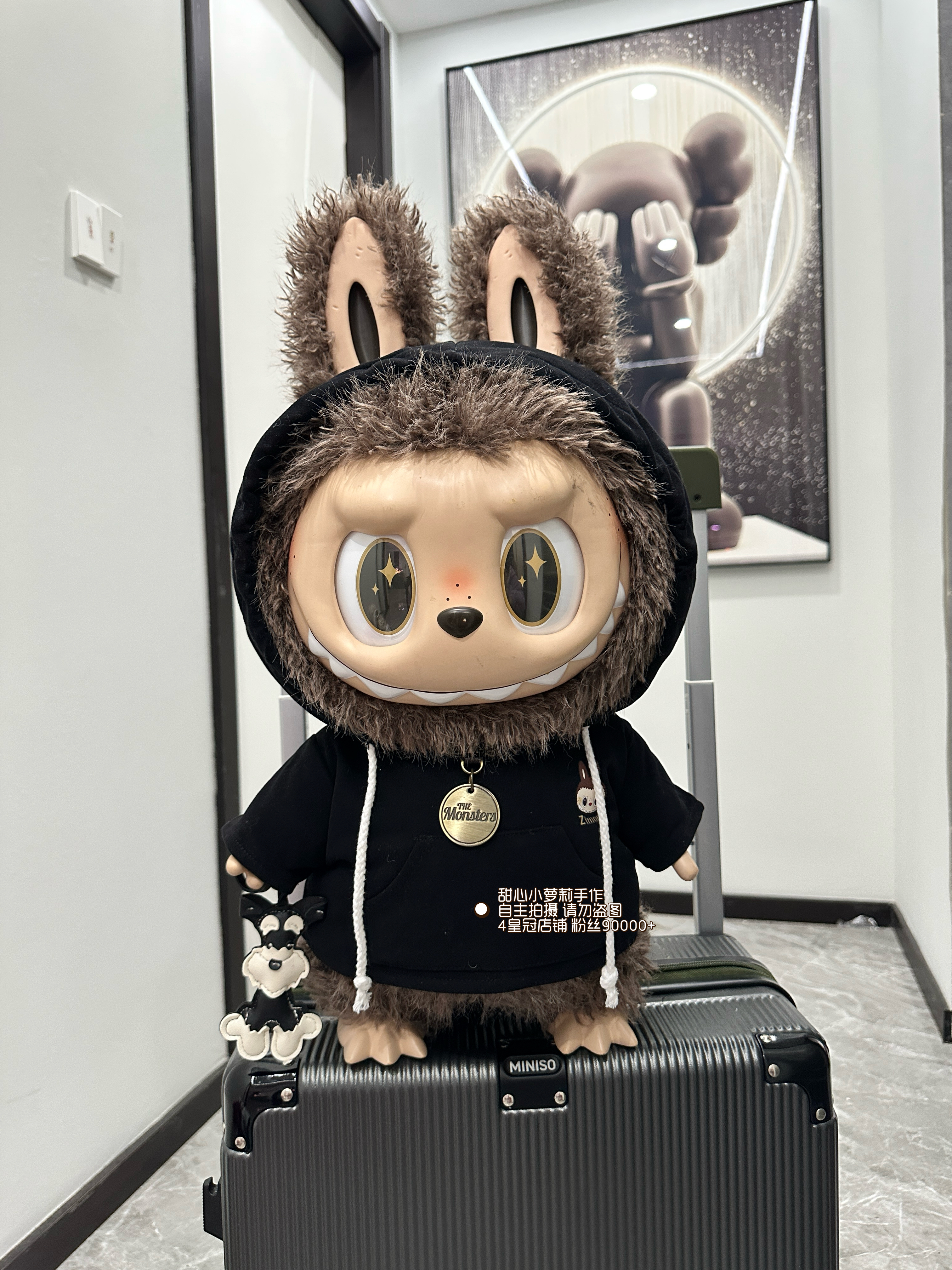 原创原版58厘米大首领卫衣zimomo衣服阴晴天使衣服玩偶衣服