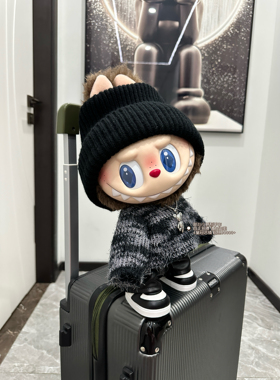 原创原版一代黑皮衣服37厘米衣服38厘米国王拉bubu衣服