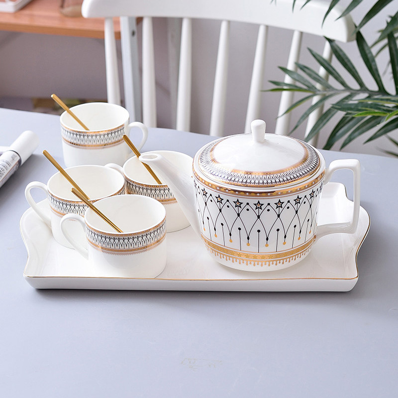 水壶水杯套装家用客厅茶具骨瓷