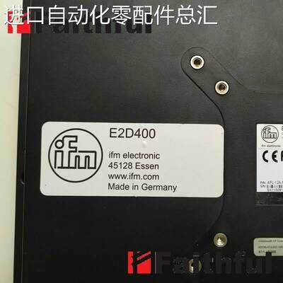 IFM E2D400 易福门全新触摸屏 AFL-12A-ATOM-N270/WT-R/1GB-R20议