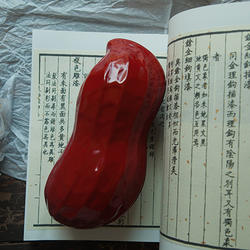 安泰桥 福州手作漆器 桌面摆件 礼品 大漆   茶点盒  脱胎花生盒