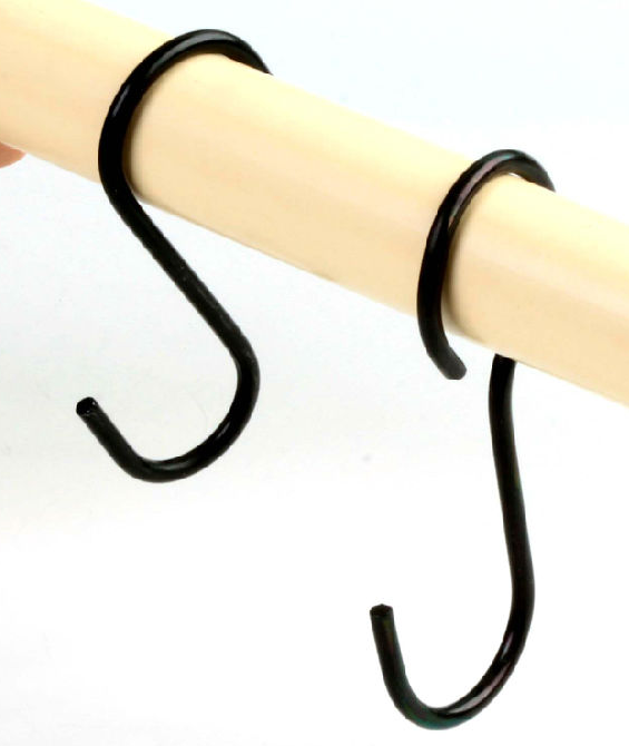 精益管挂S形挂钩勾精益管配件 工作台吊牌钩子五金配件 9字挂钩