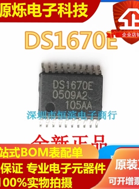 DS1670 DS1670E 实时时钟计时IC TSSOP20 全新正品
