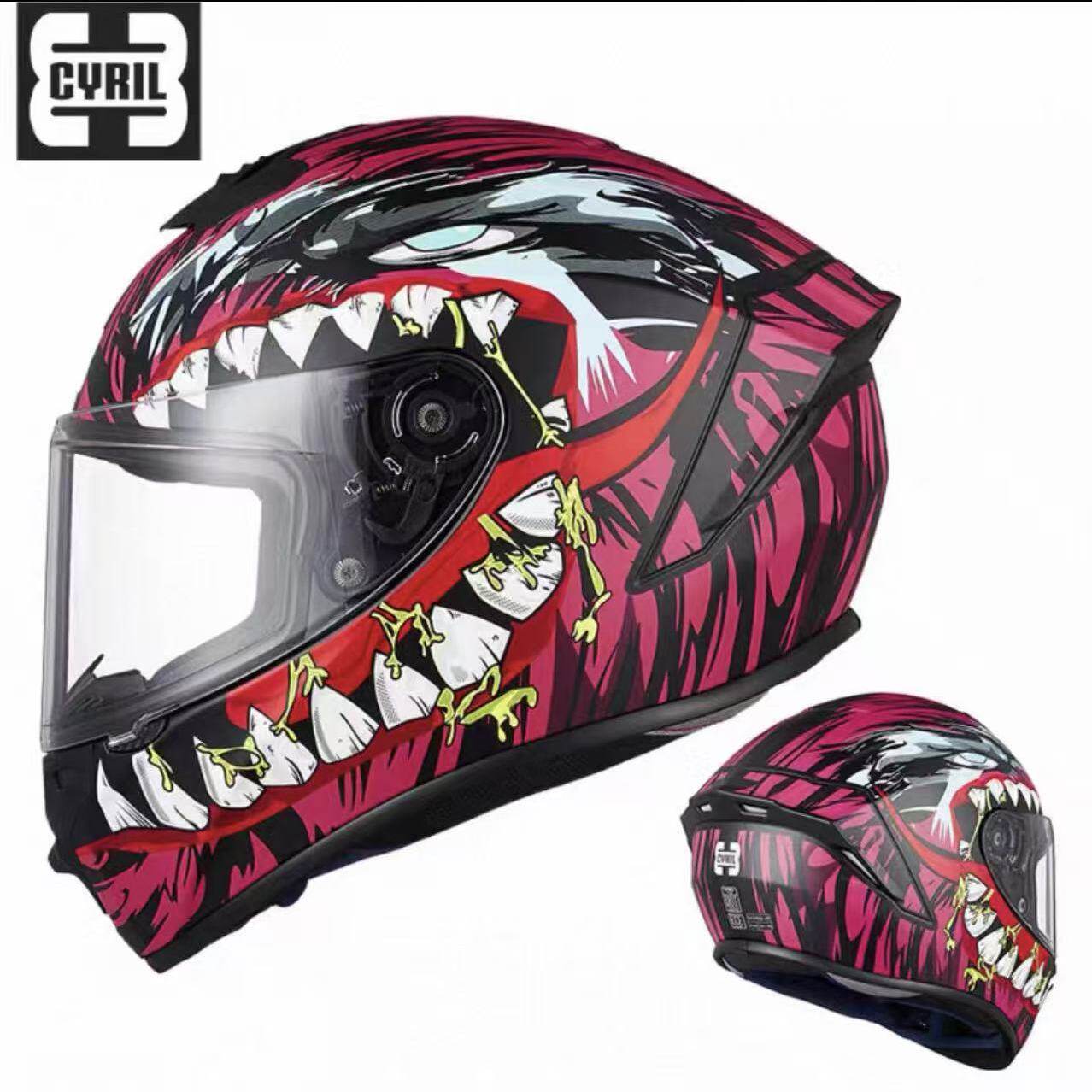 3C ECE DOT三重认证赠蓝牙赛罗CYRIL摩托车头盔男女机车全盔FF350