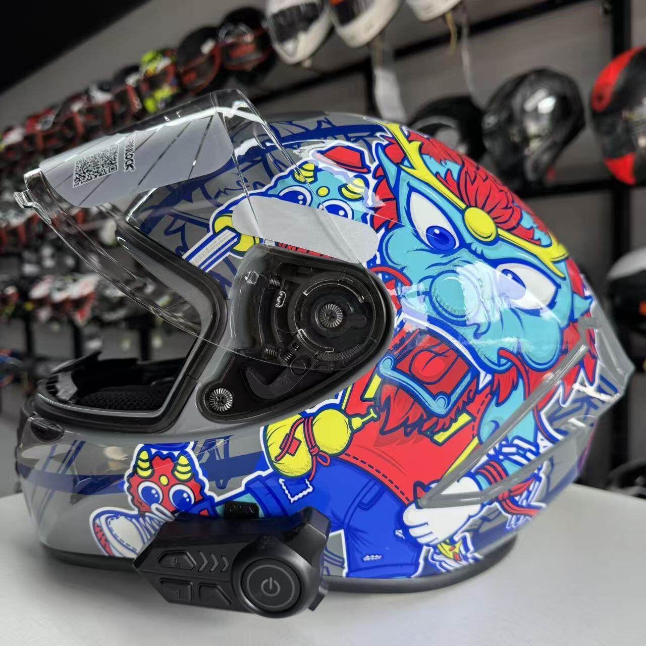 3C ECE DOT三重认证赠蓝牙CYRIL赛罗摩托车头盔男女机车全盔FF350