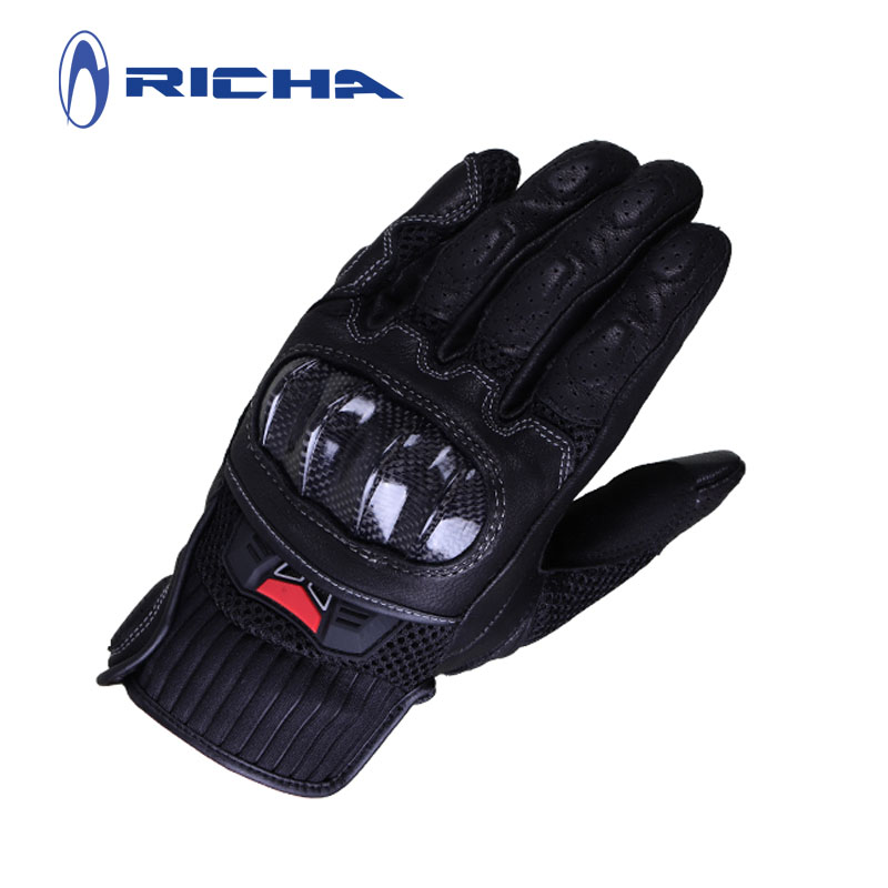 手套RICHARICHA机车手套碳纤壳