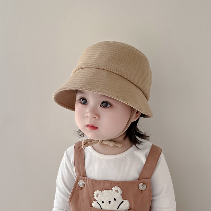 女童水桶帽大檐英伦复古春秋遮阳