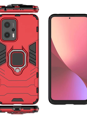 适用小米POCOX4GT手机壳6.60英寸22041216G朋克支架POCO X4GT保护套防摔poc0外壳pocophone全包边poco磨砂p0