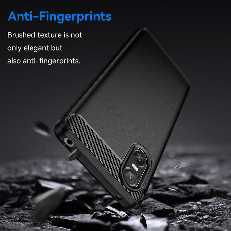 适用索尼xperia10vi手机壳sonyxperia10vi保护套黑5G防摔10vi硅胶软边Xperia男士女电话case磨砂外壳XQ-ES72