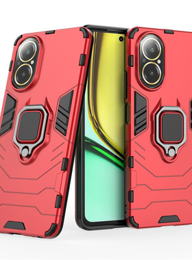 适用realmec67手机壳真我c67保护套5G全包realme防摔磨砂外壳oppo软硅胶oppo带支架c675g男女简约新款时尚