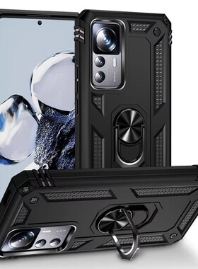 适用小米12T手机壳xiaomi12TPro海外版港版保护套mi 12t Pro新款支架外壳全包22071212AG防摔男女22081212UG