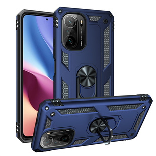 适用小米POCOF3手机壳POCO F3 Case保护套指环支架Xiaomi新款外壳硅胶硬壳pocof35g全包防摔海外版国际版男女