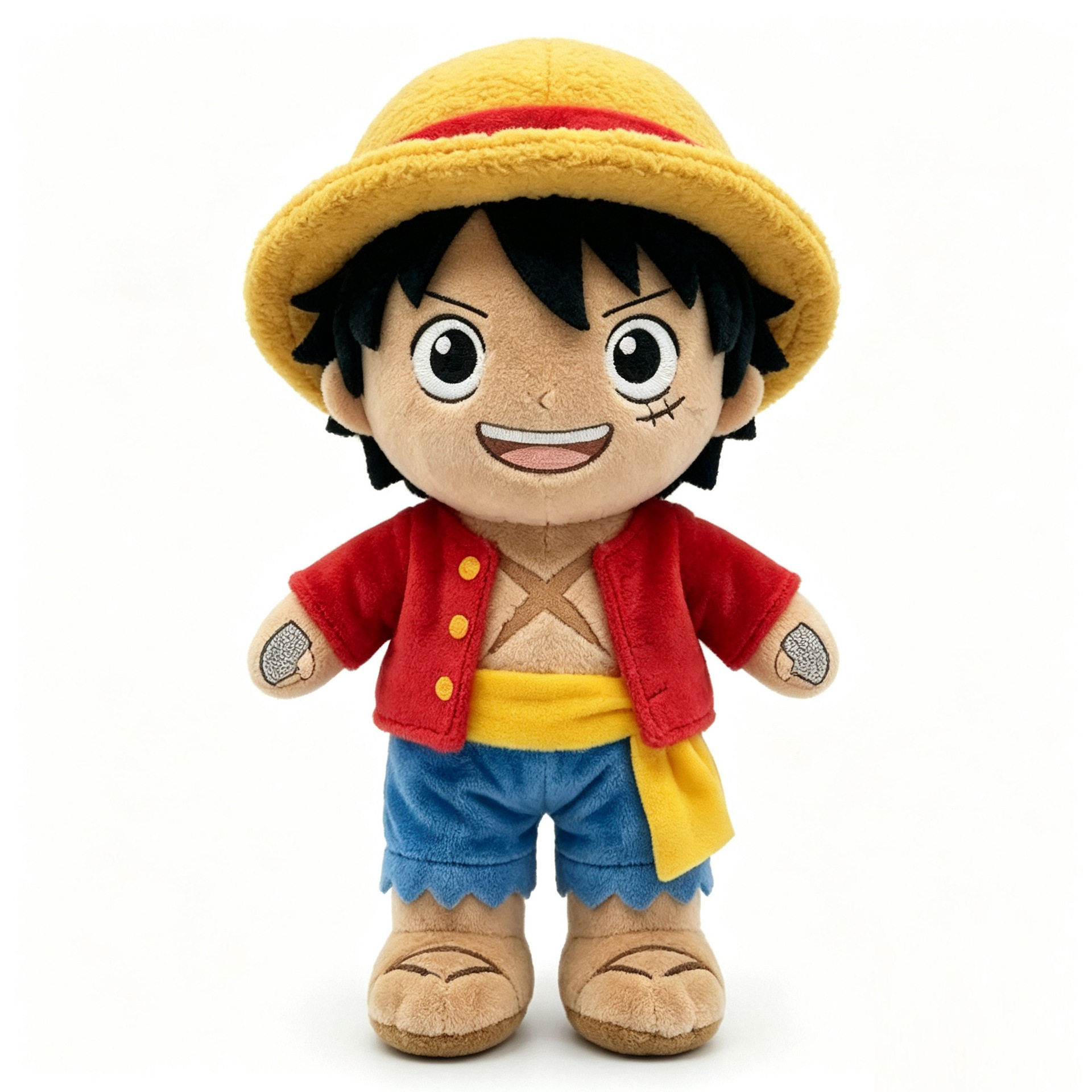 跨境新品ONE PIECE索隆路飞乔巴公仔娃娃毛绒玩具玩偶航海王