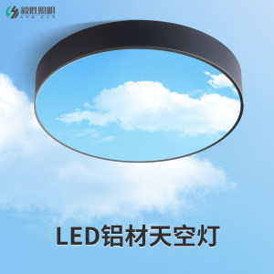 毅胜LED柔光护眼简约现代天空灯