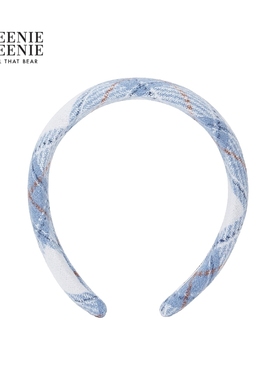 TEENIEWEENIE bearnova25年冬季新款女装温柔知性气质风格纹发箍