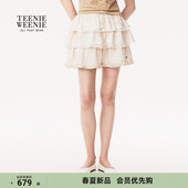 时尚 新款 轻盈舒适层叠蛋糕裙 半身裙26夏季 TeenieWeenie小熊女装