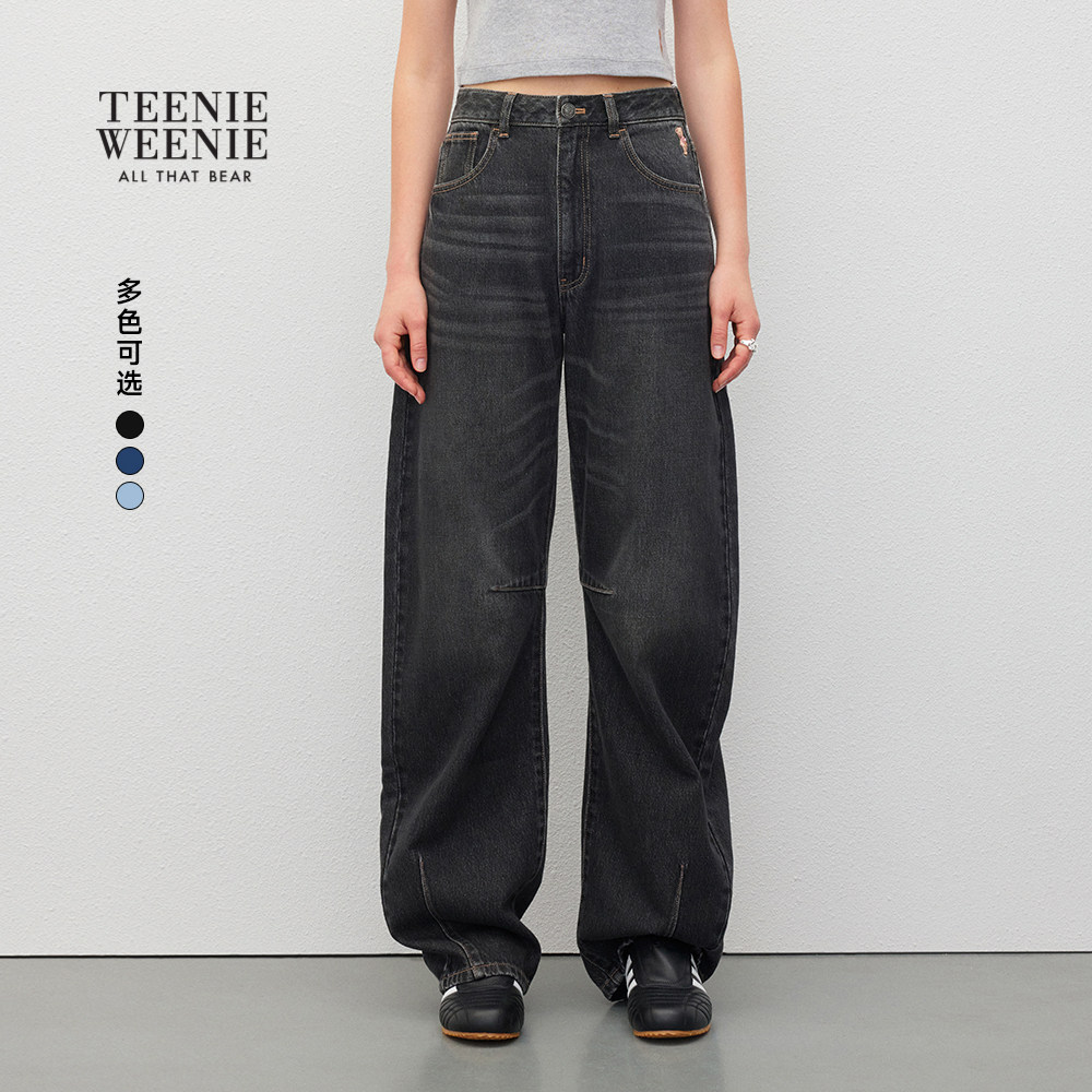 TEENIEWEENIE bearnova秋季新款小熊刺绣香蕉长