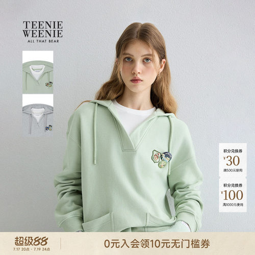 TeenieWeenie小熊女装连帽卫衣