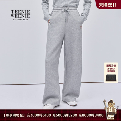 TeenieWeenie小熊女装弯刀形卫裤