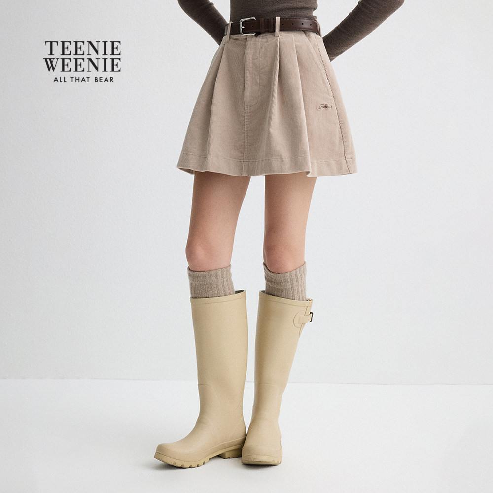 TeenieWeenie小熊女装半身裙2025年冬季新款优雅气质