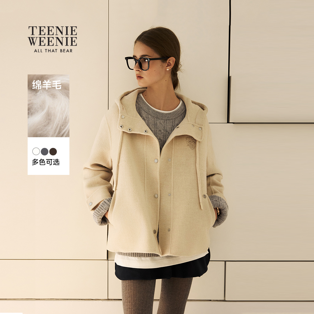 TeenieWeenie小熊女装连帽大衣