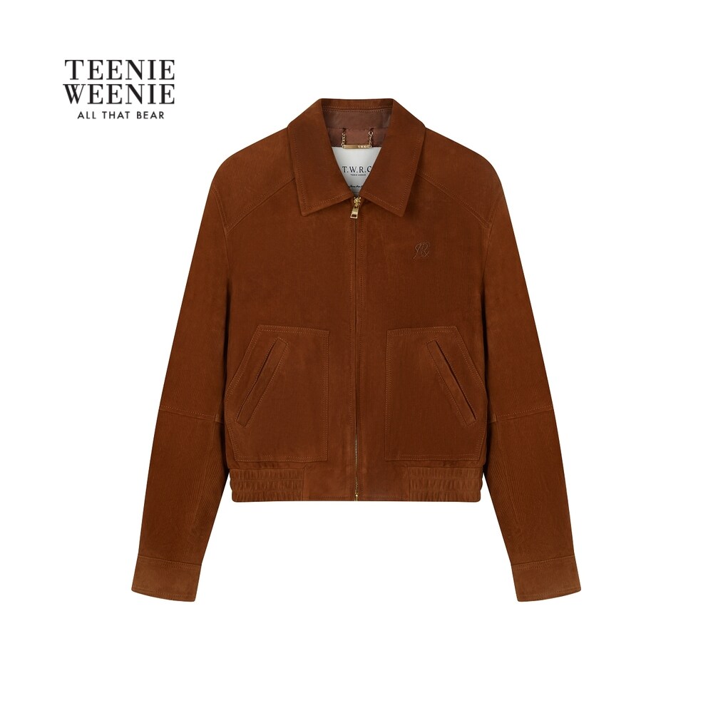 【T.W.R.C】TeenieWeenie小熊女装皮衣26秋季新
