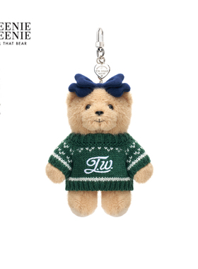 TEENIEWEENIE bearnova2025夏季新款女装可调节萌趣小熊包挂玩偶