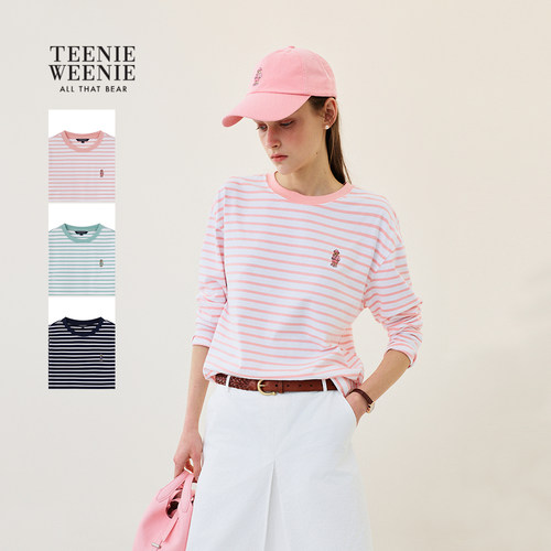 TeenieWeenie小熊女装条纹T恤