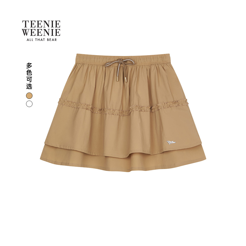 TeenieWeenie小熊女装运动半身裙2025秋季新款少女潮
