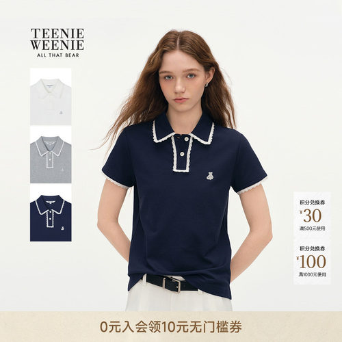 TeenieWeenie小熊女装POLO衫T恤