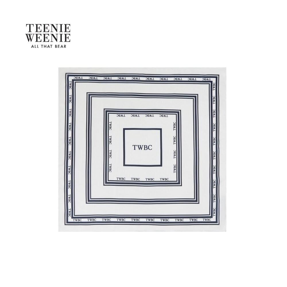 TeenieWeenie小熊女装围巾26春季新款时髦优雅气质几何