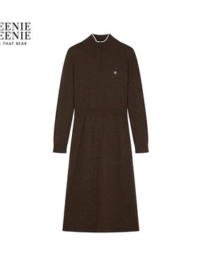 【T.W.R.C】TeenieWeenie小熊女装X型立翻两用领毛衣连衣裙twrc