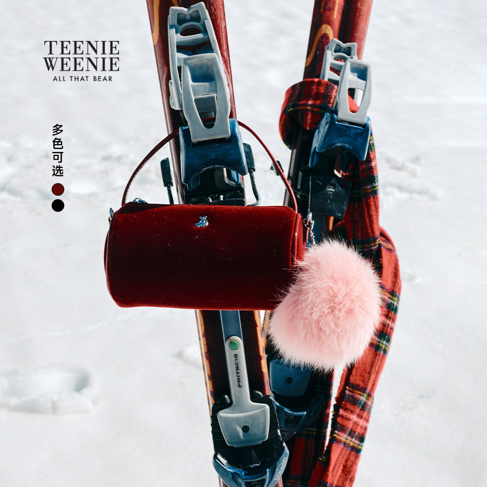 TeenieWeenie小熊女装包包25年秋新款时髦优雅趣味毛茸挂件单肩包,箱包皮具/热销女包/男包,通用款女包,淘宝优惠券,粉丝福利购,淘宝优惠卷