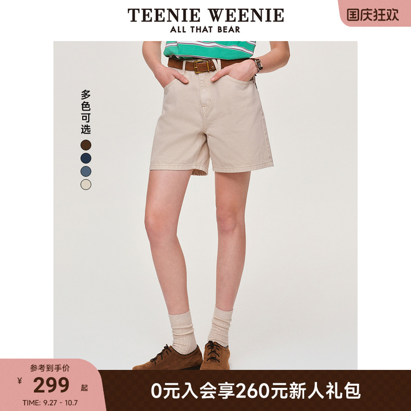 TeenieWeenie小熊复古牛仔短裤