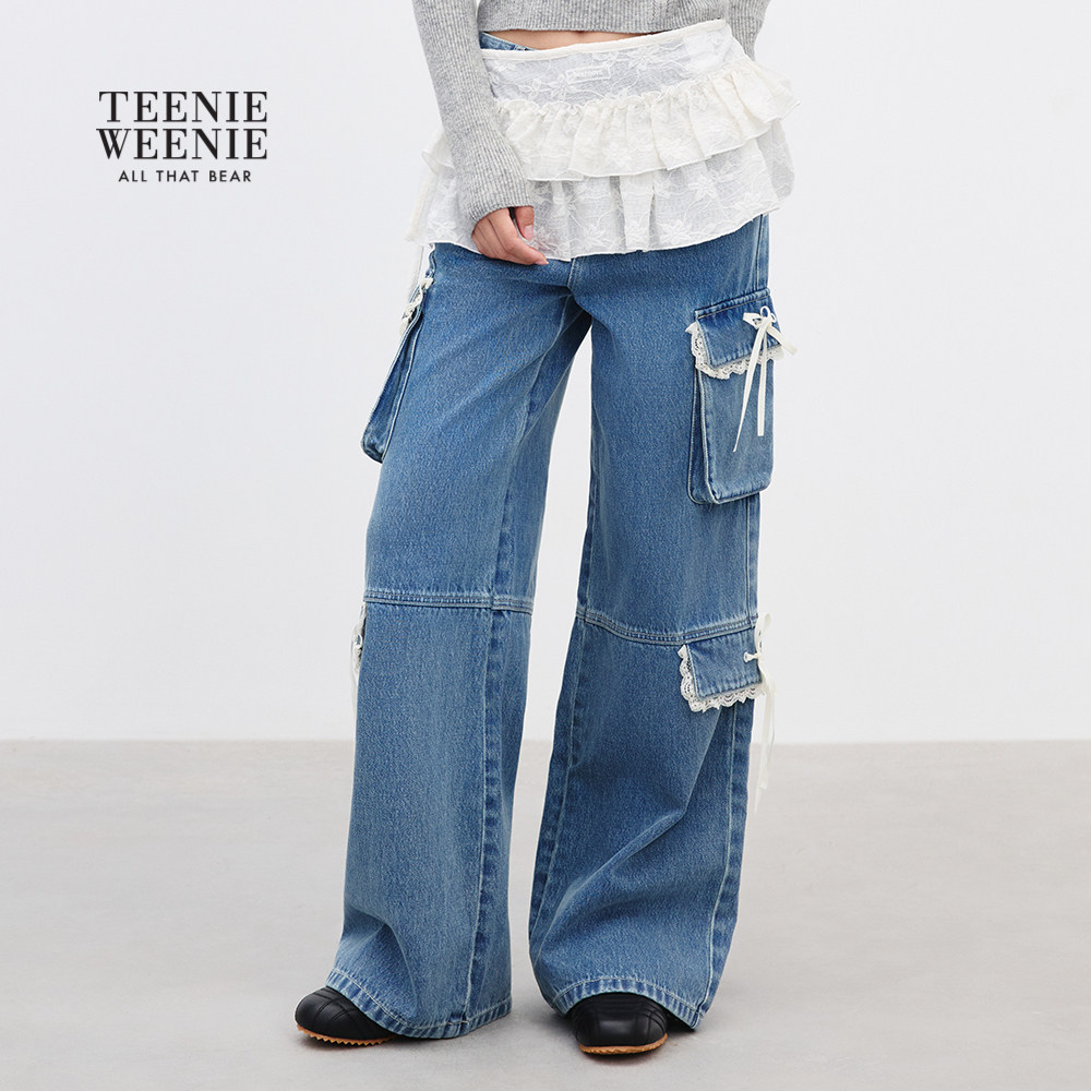 TEENIEWEENIE bearnova小熊女装宽松A版甜美俏