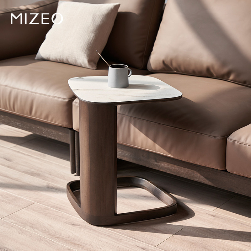 MIZEO 米卓/意式极简沙发边几 简约方形床头边柜阳台小茶几角几