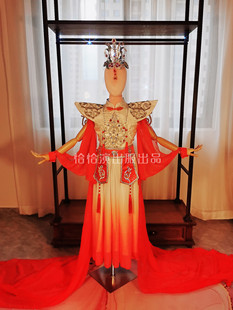 快乐阳光《十里红妆》，《天下雄关》女版中国风古装女童演出服