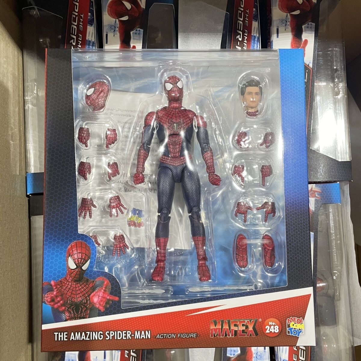 优质mafex 248漫威电影超凡蜘蛛侠2加菲尔德安德鲁可动手办模型