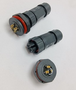 M19防水连接器电线公母对接端子电缆线工业航空插头电源线插排