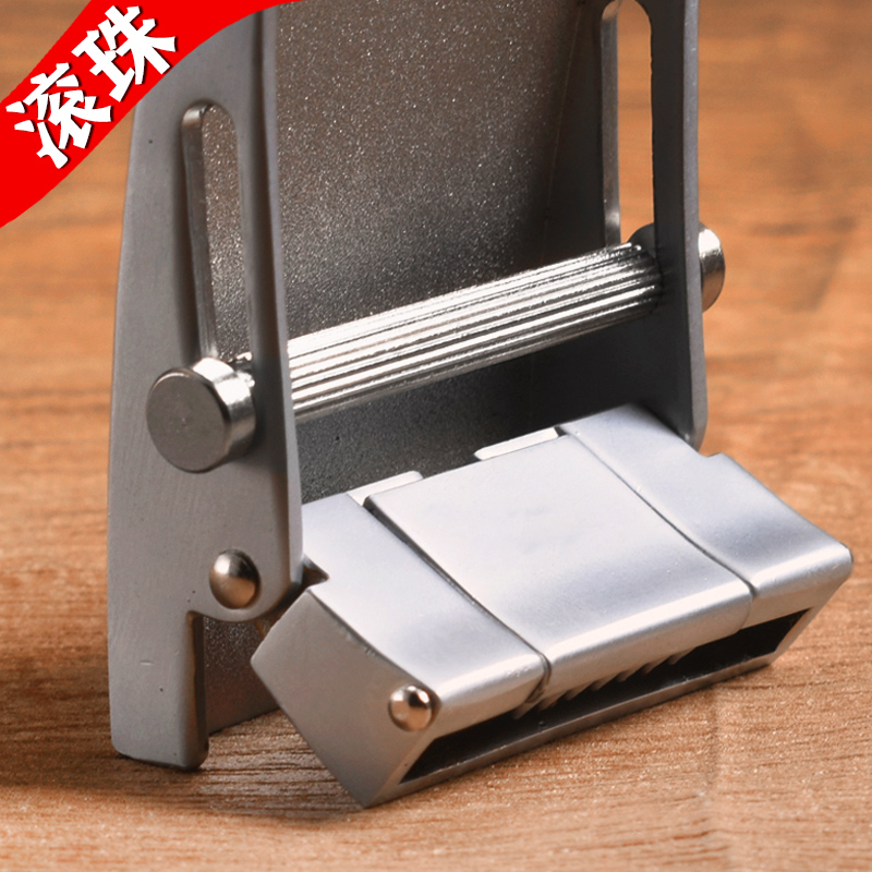 无孔自动帆布卡子滚柱皮带扣头