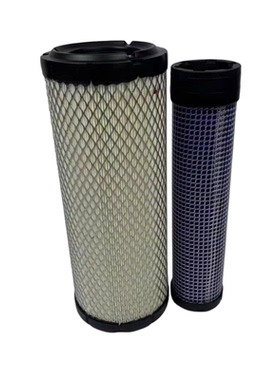 1027PU 适配洋马55-2A挖掘机EX55空气滤芯K1127 DH55 60 叉车空滤