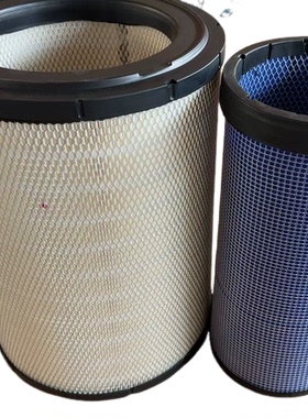 K3141空气滤芯适配上汽新红岩杰狮C5000重卡450牵引车自卸车空滤