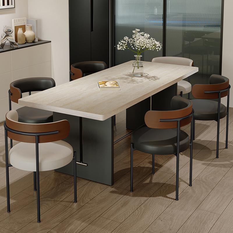 士伦中古风餐桌实木茶桌复古椅