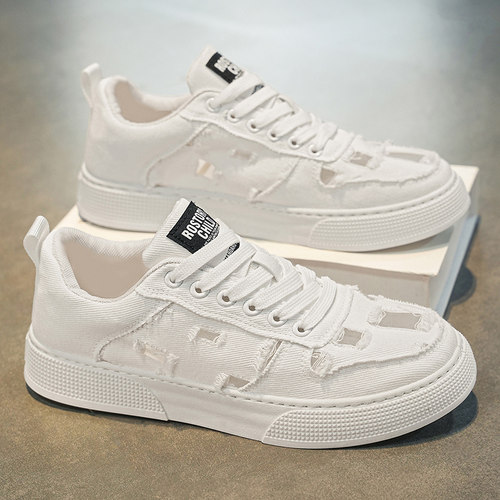 秋季帆布鞋男低帮休闲潮流板鞋