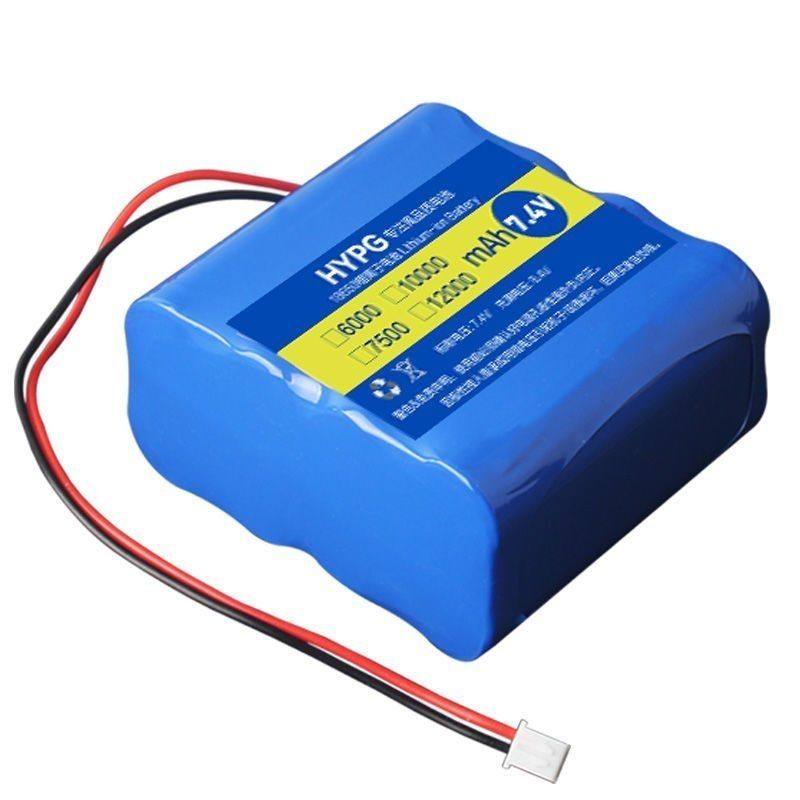 18650全新7.4V/9V八节锂电池组户外音响照明头灯拉杆箱9v可充电