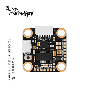 FOXEER F722 V4 Mini飞控MPU6000 42688 8K刷新率低延时穿越2-6S