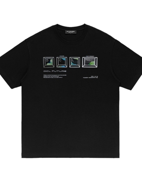 短袖T恤男夏季新款ins潮牌港风纯棉白色半袖男生上衣宽松休闲体恤